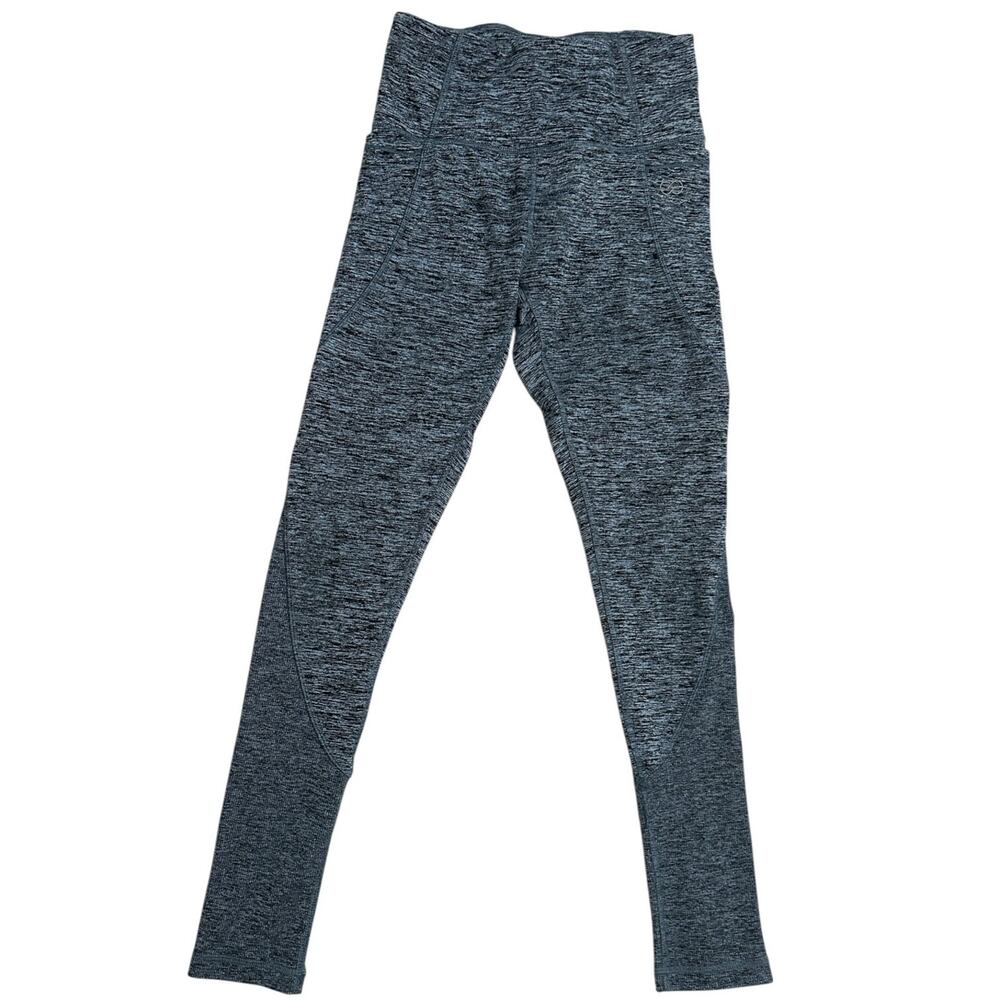 CALIA by Carrie Underwood Blue Ribbed Shaping Leggings Size S Activewear Workout